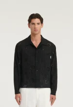 545 ICONIC SANGALLO SUMMER SHIRT ASH BLACK
