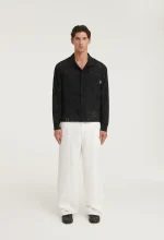 545 ICONIC SANGALLO SUMMER SHIRT ASH BLACK
