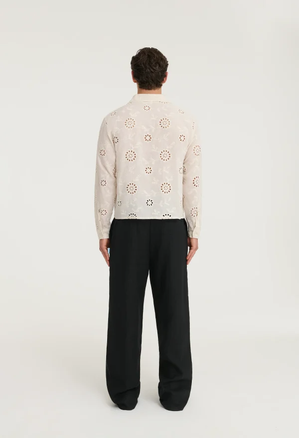 545 ICONIC SANGALLO SUMMER SHIRT IVORY