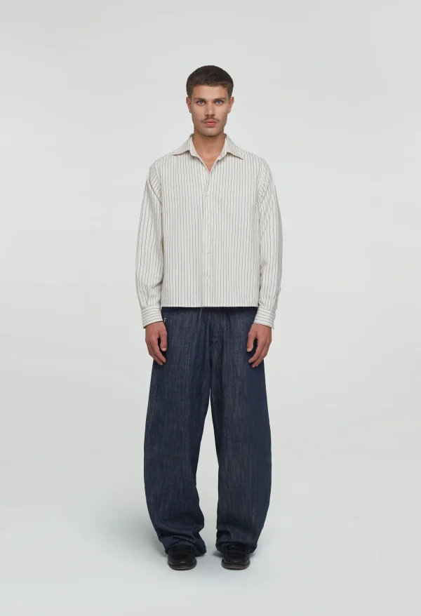 545 PINSTRIPE COTTON SHIRT 