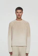 545 LINEN FADED SWEATER SAND BEIGE
